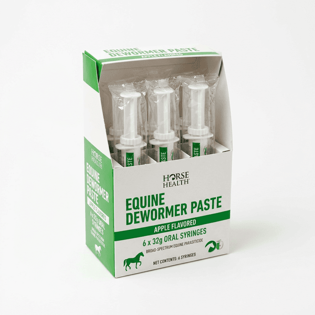 Ivermectin Equine Paste 1.87% Apple Flavored 6-Pack packaging